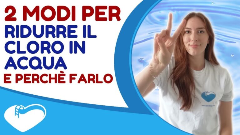 Come Ridurre il Cloro in Piscina Efficacemente