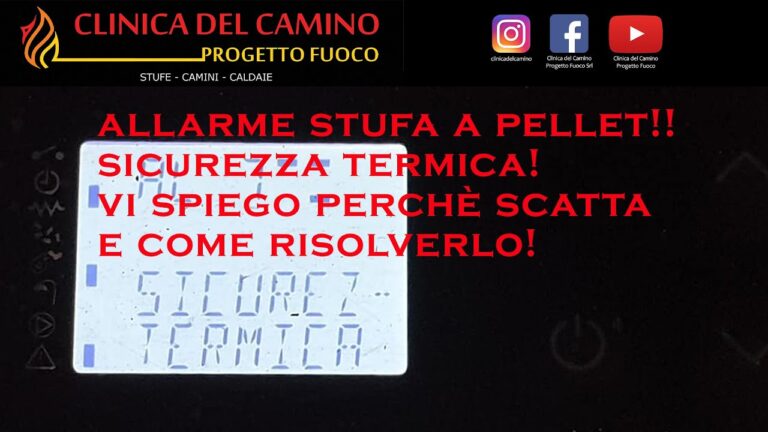 Cosa Fare in Caso di Allarme 7 sulla Sicurezza della Stufa a Pellet