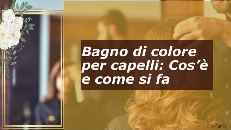 Bagno di Colore: Prezzi e Vantaggi