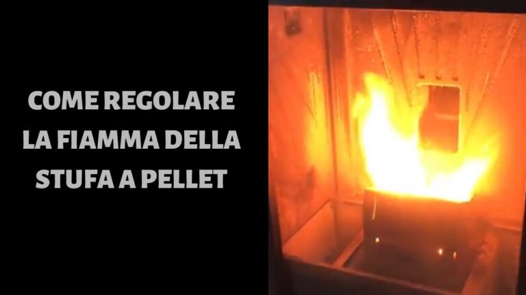 Guida alla Regolazione della Fiamma della Stufa a Pellet