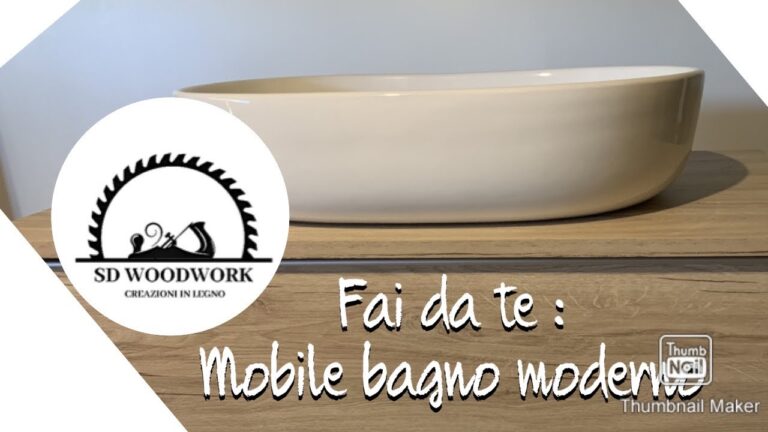 Mobiletto Bagno con Lavabo Appoggio: Design e Funzionalità