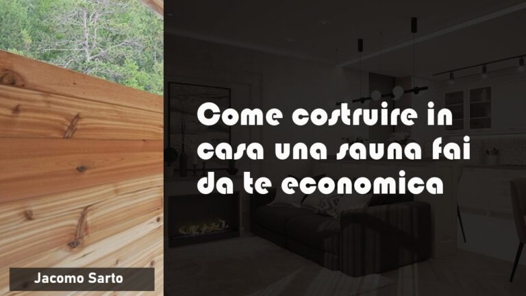 Guida alla Sauna da Esterno Fai da Te: Costruisci il Tuo Rifugio di Relax
