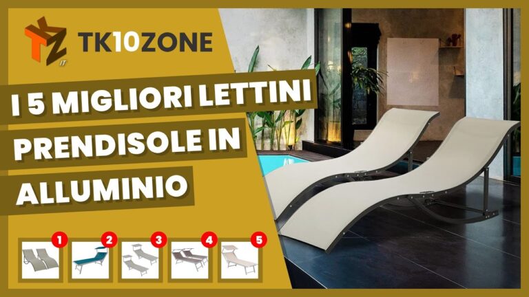 Lettini in Alluminio per Piscine: Comfort e Stile Estivo