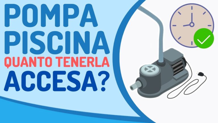 La Pompa della Piscina: Perch&eacute; Deve Rimanere Sempre Accesa