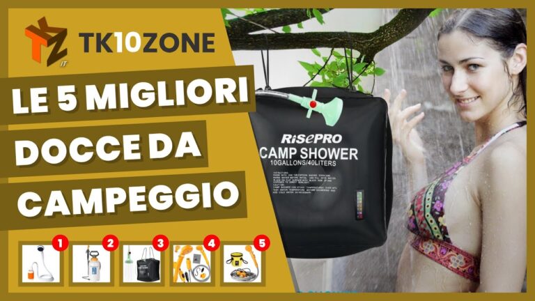Doccia da Campeggio da 40 Litri: Comfort e Praticità in Movimento