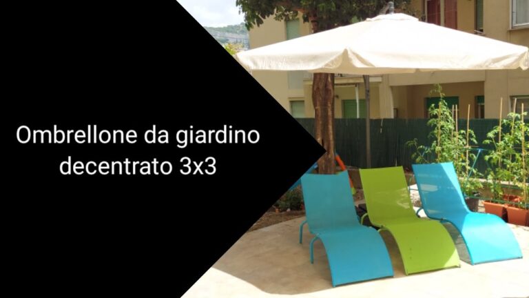 Offerte Ombrelloni da Giardino 3×3