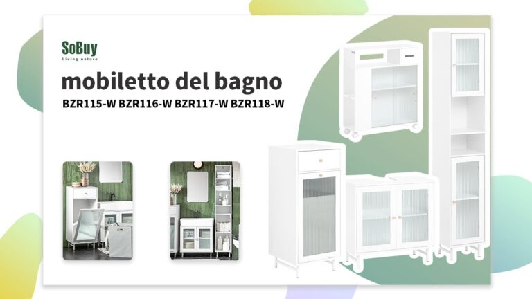 Mobili con Ruote per Bagno: Praticit&agrave; e Stile