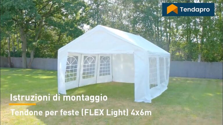 Gazebo Professionale 6×4: Eleganza e Funzionalità per Ogni Evento