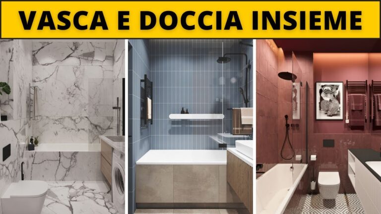 Vasca Doccia Combinata: Design Funzionale e Stile Elegante